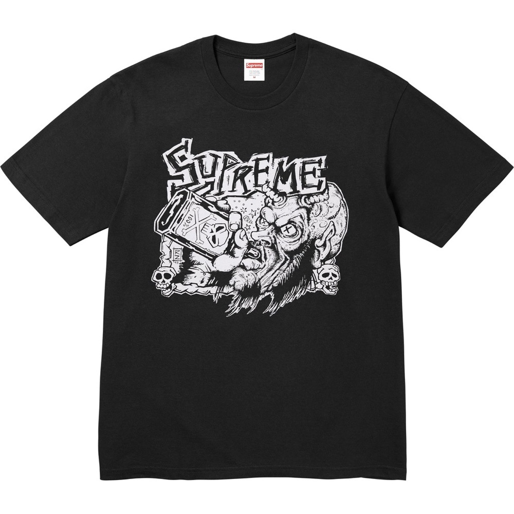 SUPREME FUCKIN BLOWOUT TEE Black T-Shirt FW25 Rob Zombie Graphic Print Size XL